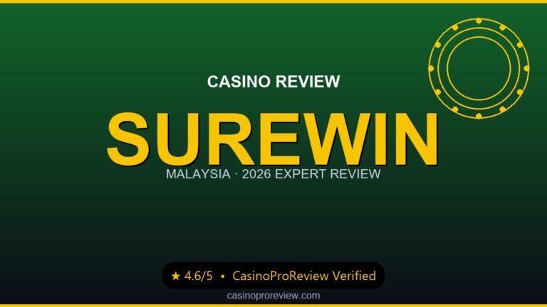 Surewin Casino Malaysia Review 2026: Bonuses, Games, Trust Tested